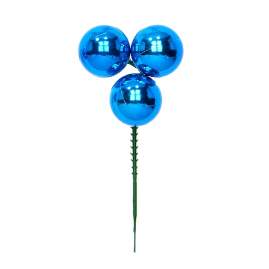 40mm Christmas 3 Plastic Ball Picks